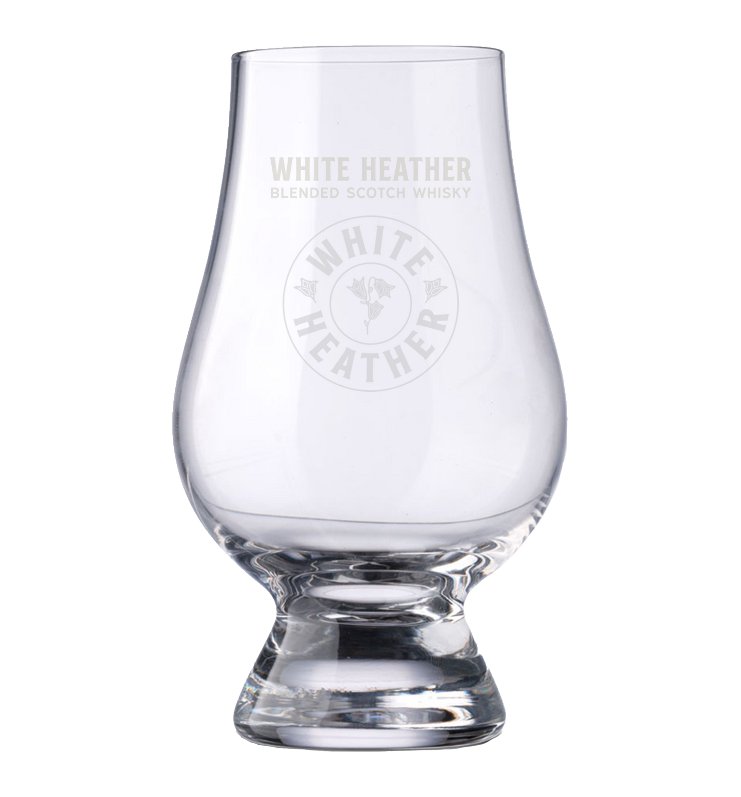 White Heather Blended Scotch Whisky Glencairn Glass