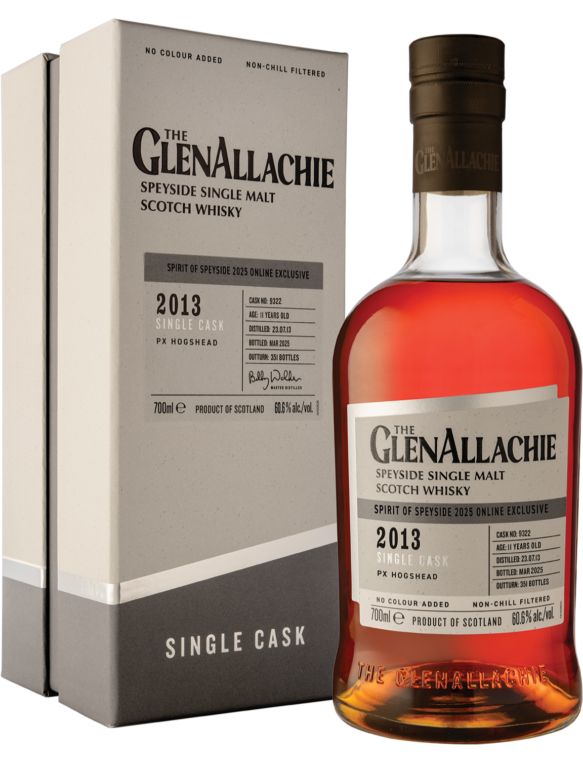 Web Exclusive: The GlenAllachie 2013 PX Hogshead Single Cask - Spirit of Speyside Online Exclusive