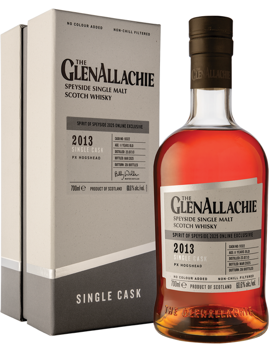 Web Exclusive: The GlenAllachie 2013 PX Hogshead Single Cask - Spirit of Speyside Online Exclusive