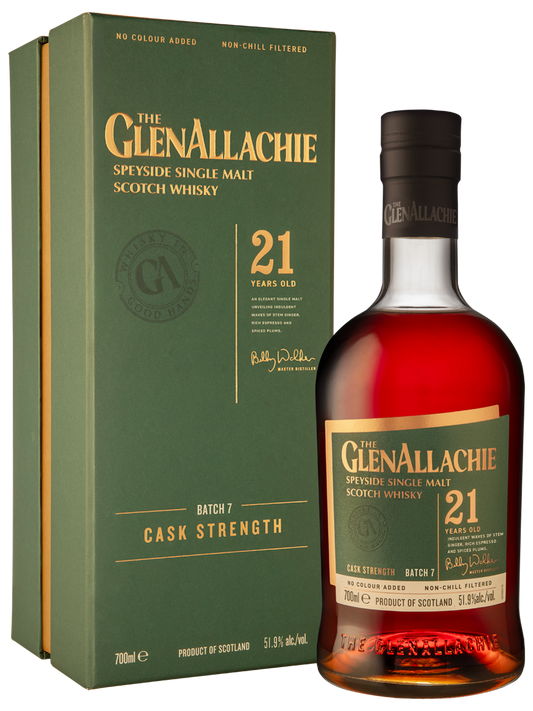 The GlenAllachie 21-year-old Cask Strength Batch 7
