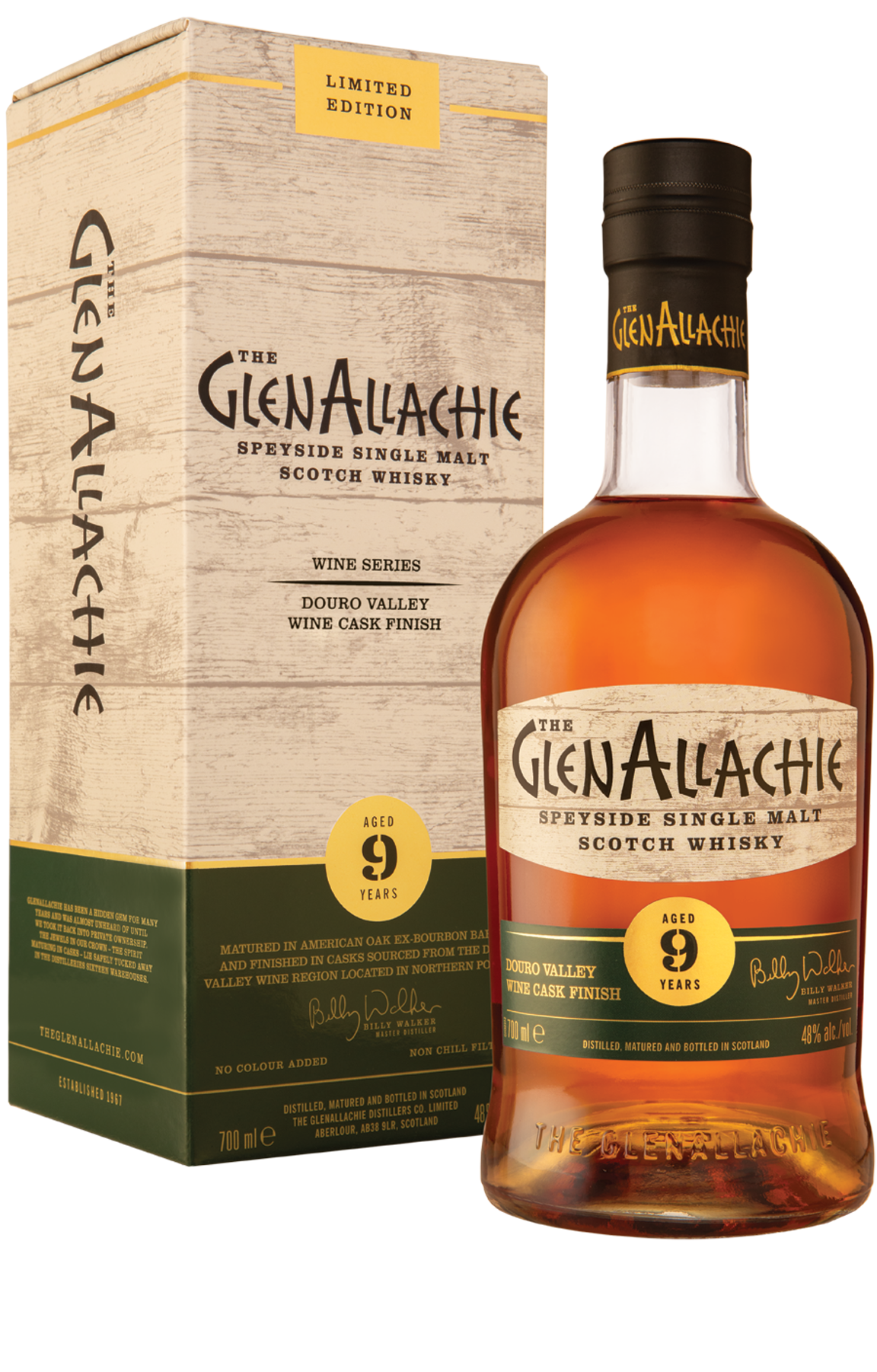 The GlenAllachie 9-year-old Douro Valley Wine Cask Finish