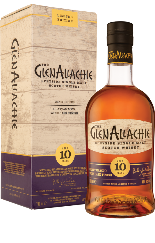 The GlenAllachie 10-year-old Grattamacco Wine Cask Finish