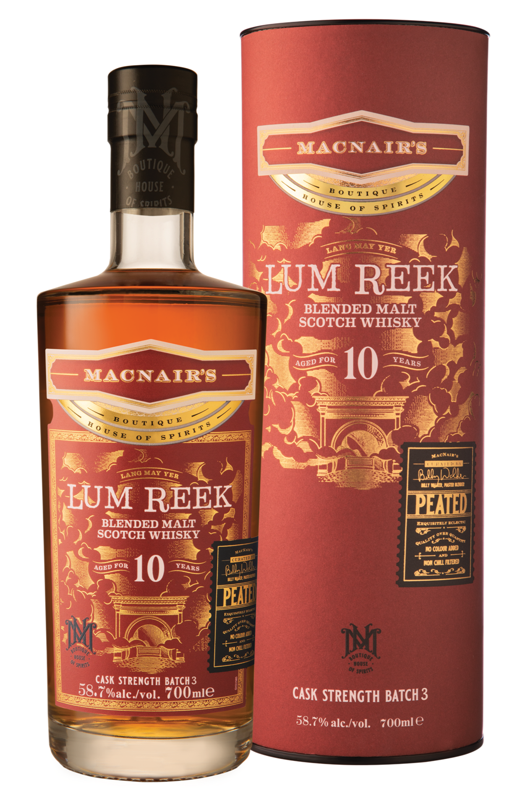 MacNair's Lum Reek 10-year-old Cask Strength Batch 3
