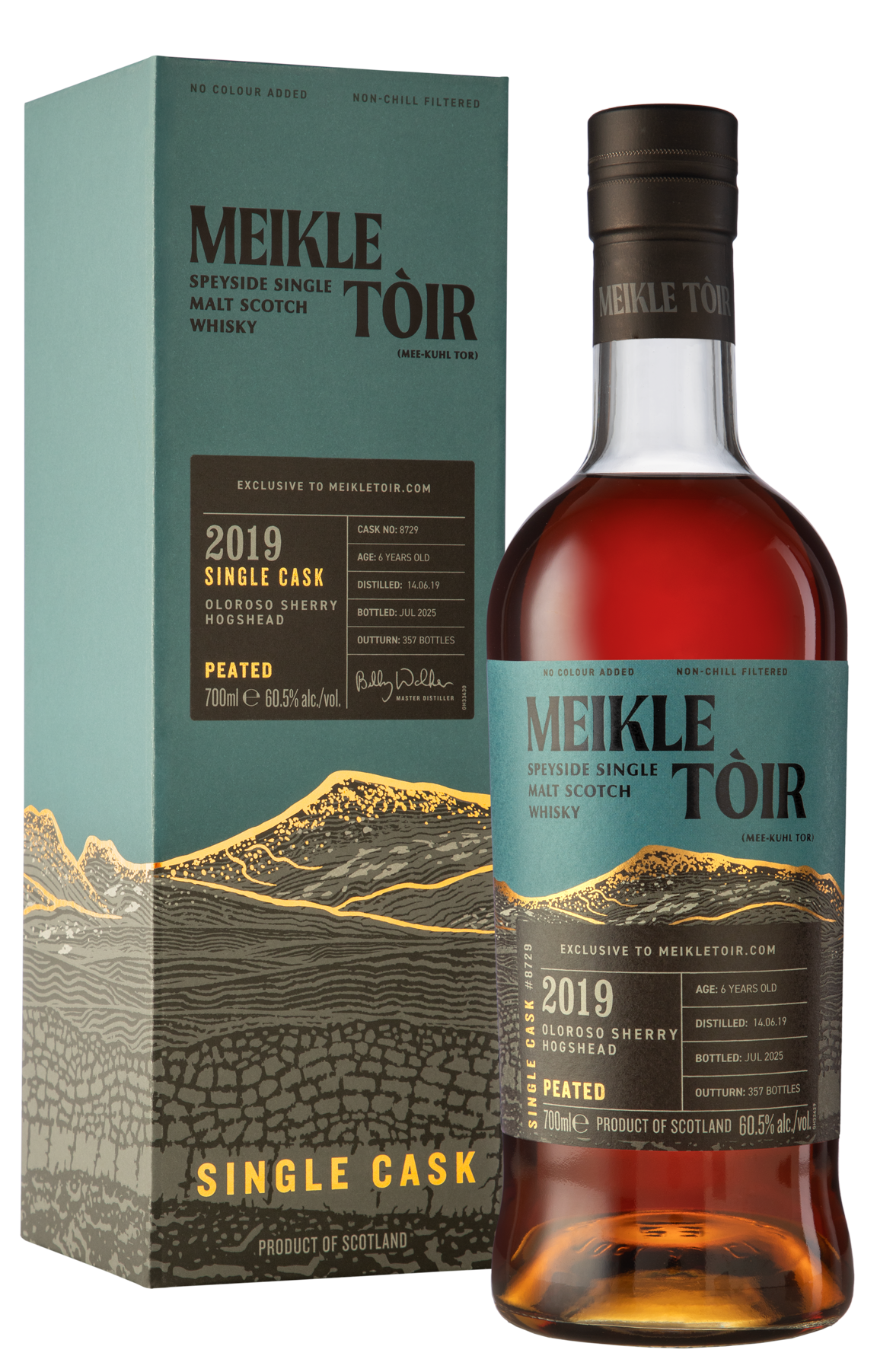 Meikle Toir Single Cask #8729 2019 Oloroso Sherry Hogshead