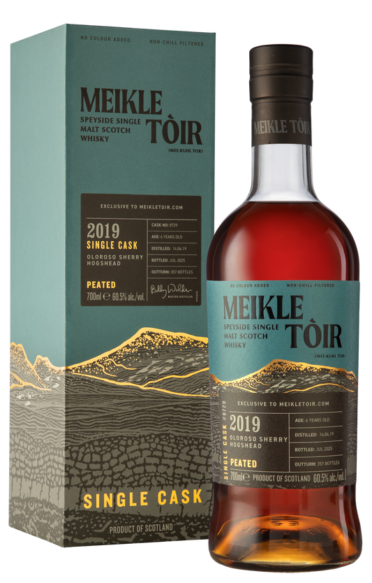 Meikle Toir Single Cask #8729 2019 Oloroso Sherry Hogshead