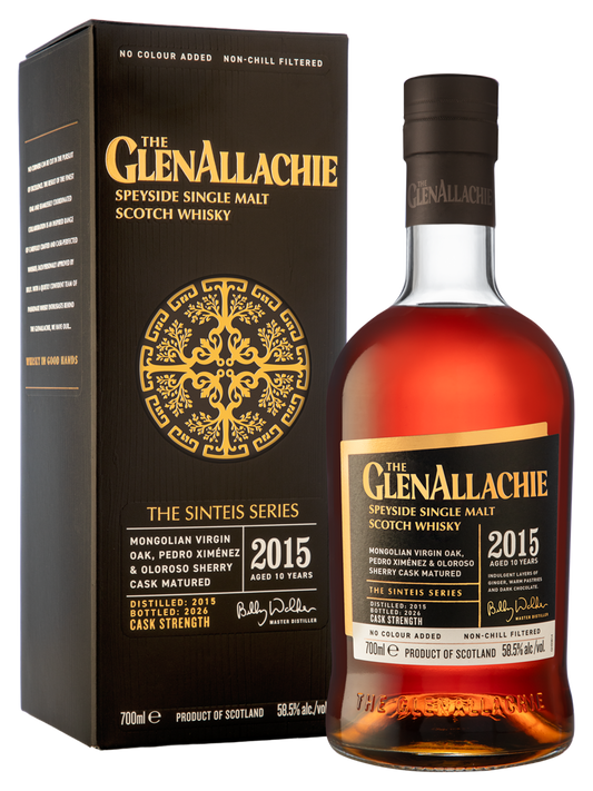 The GlenAllachie Sinteis Series Part IV: 2015 Mongolian Virgin Oak, Pedro Ximénez & Oloroso Sherry Cask Matured